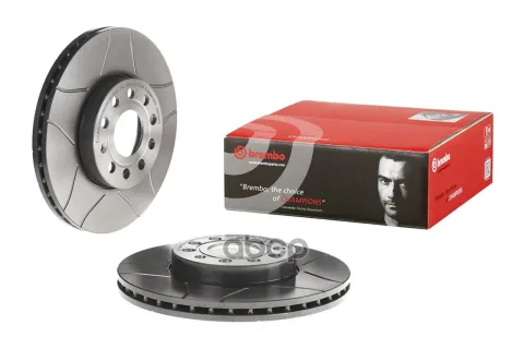Диск тормозной передн. серии Brembo Max AUDI A3 (8P1) 05/03-12/13 / AUDI A3 (8V1  8VK) 04/12-> / AU