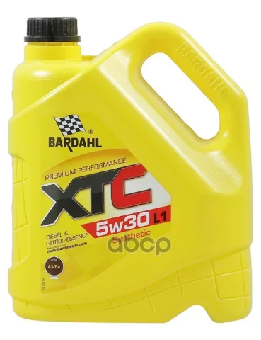 Масло моторное Bardahl XTC L1 5W30 A3/B4 синтетика (4л)