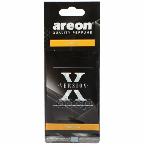 Ароматизатор "AREON REFRESHEMENT X-VERSION" бумажный  "Vanilla Mystery" AXV-022 (мин.упак.10шт) — фотография товара