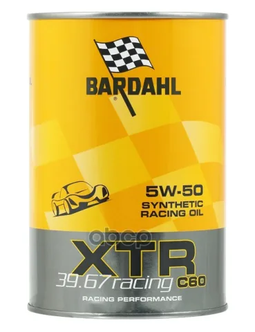 Масло моторное синтетическое 5W-50 Bardahl XTR 39.67 RACING C60 1л
