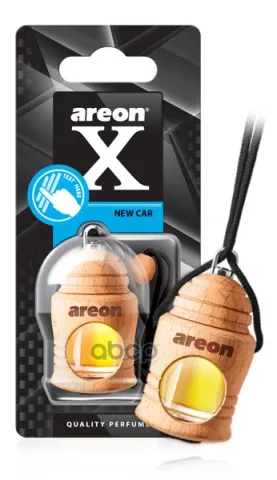 Ароматизатор "AREON FRESCO X-VERSION" флакон с деревянной крышкой "Новая машина" 051-Х05