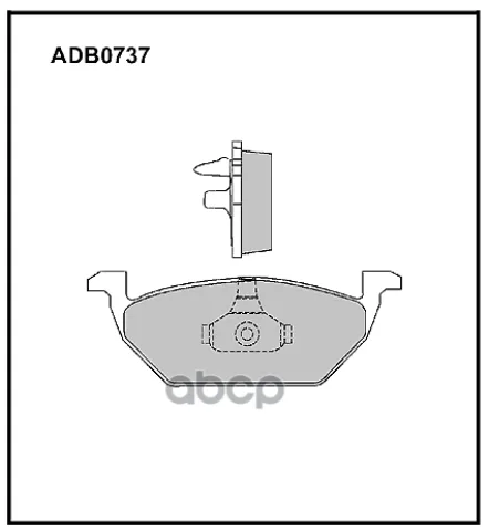 Колодки тормозные передние VW Golf IV  V  VI  Jetta III  IV  Polo IV  Caddy / Skoda Fabia I  Fabia I