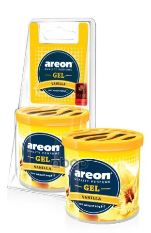 Ароматизатор "AREON GEL CAN BLISTER" гелевый "Ваниль" 704-GCB-09