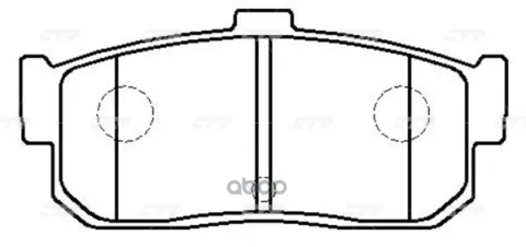 Колодки тормозные NISSAN Almera 2000 ~ 2006 / Avenir 1997 ~ 2001 / Cefiro 1994 ~ 1999