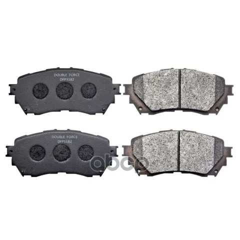 Колодки тормозные дисковые передние Double Force