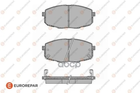 Колодки тормозные HYUNDAI I30 07>/KIA СEED 07>/CARENS 02> передн.