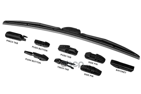 Щетка стеклоочистителя с адаптерами 22"/550 mm гибридная D24CR0022