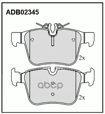 Колодки тормозные задние Mercedes-Benz C-Class (W205) 13-18  S205 14-18