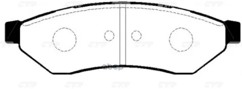 Колодки тормозные дисковые задние CHEVROLET EVANDA GK0446 — фотография товара