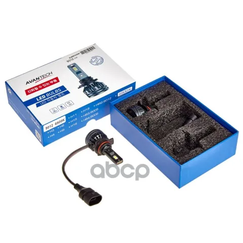 Лампа светодиодная LED Avantech 9012 12V 35W, 6500К 3500lm (комплект 2 шт.)