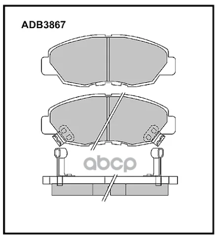 Колодки торм. HONDA Accord IV 01.1990 - 03.1993