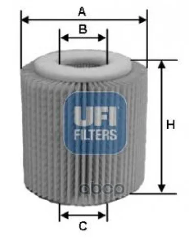 Фильтр UFI 25.150.00 Масляный картридж