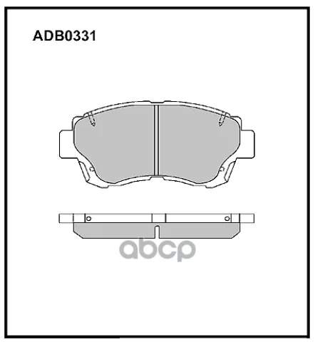 Колодки тормозные передние Toyota Camry (V1  V2) 96-> / Toyota Crown  Mark II / Lexus LS 89-95