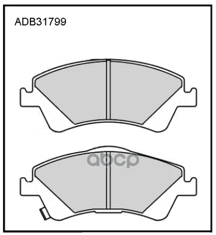 Колодки тормозные передние Toyota Corolla 06-14  RAV4 III 05-13 / Lexus HS 09-18