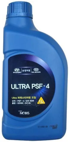 Жидкость гур синтетическое HYUNDAI/KIA Ultra PSF-4 1л 03100-00130