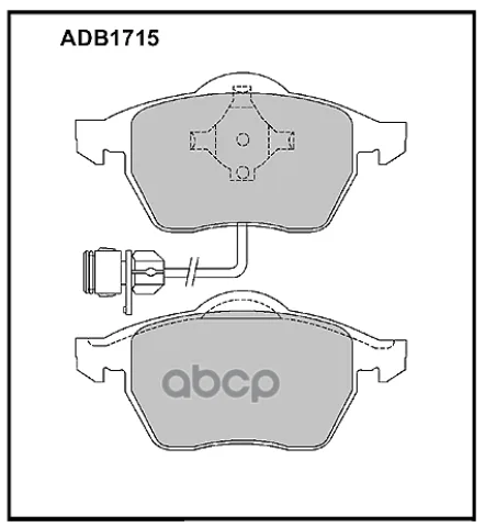 Колодки тормозные передние VW Passat B5.5 00-05 / Audi 100 90-94  Audi A4 B5 94-01  Audi A6 C4 94-97