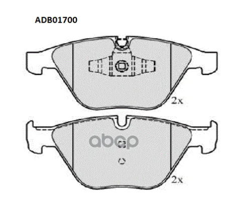 Колодки тормозные передние BMW 3 (E90) 04-11 / BMW X1 (E84) 09-15