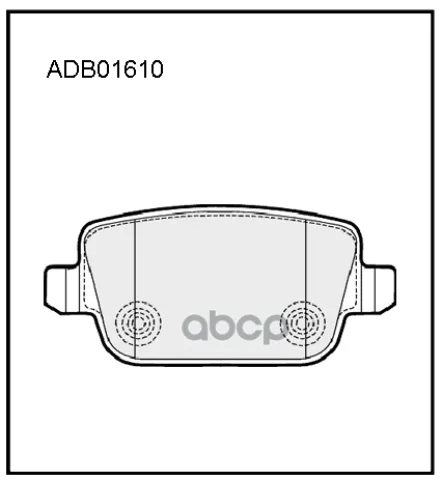 Колодки тормозные задние Ford Focus II 04-12 / Ford Mondeo IV  Kuga / Land Rover Freelander 2 / Volv