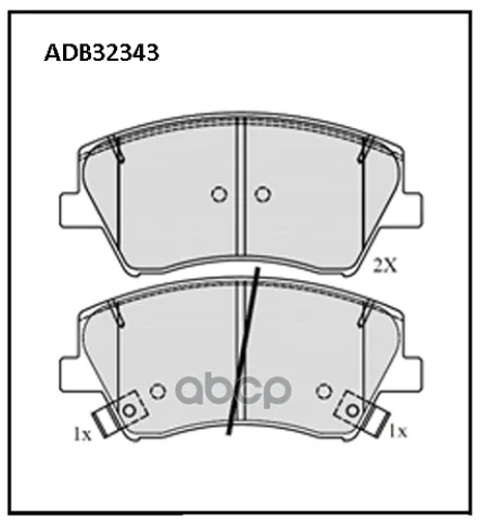 Колодки тормозные передние Hyundai Elantra VI  (AD) 15->