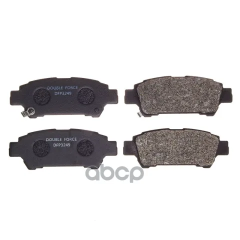 Колодки тормозные дисковые задние Double Force