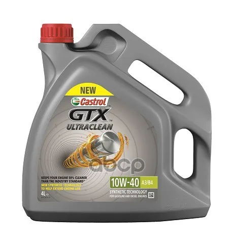 Масло GTX ULTRACLEAN 10W-40 A3/B4 4л SN Fiat 9.55535-D2/9.55535-G2 MB 229.1 Renault RN 0700/0710 VW