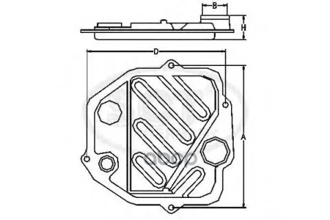 Фильтр АКПП BMW E87/E46/E90/E39/E60/E65/X5 — фотография товара