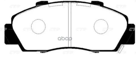 Колодки тормозные дисковые HONDA Accord 1991 - 1998 / Civic 1997 - 2001 / CR-V 1995 - 2000 / HR-V 19 — фотография товара