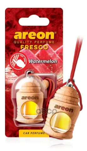 Ароматизатор "AREON FRESCO" флакон с деревянной крышкой "Арбуз"  051-335 — фотография товара