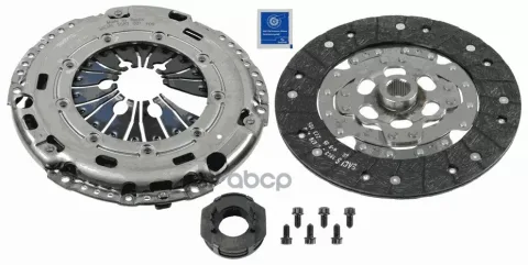 К-кт сцепления VW PASSAT (B6) 05-10 1.6TDI,1.9TDI,2.0TDI,2.0FSI 228мм