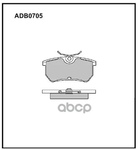 Колодки тормозные задние Ford Fiesta V 01-08  Fiesta VI 08->  Focus I 98-04