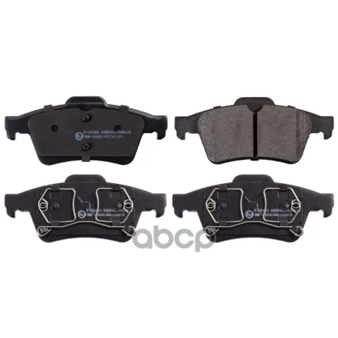 Колодки тормозные дисковые MAZDA 3 2004-09 / MAZDA 3 2009> / MAZDA 5 / NISSAN PRIMERA 2002>