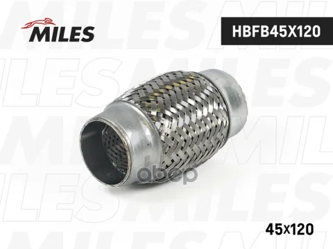 Труба гофрированная с внутренним плетением 45X120