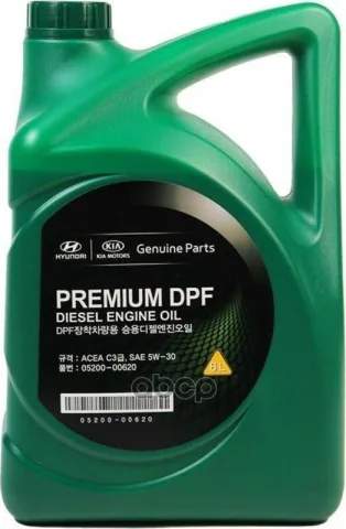 Масло моторное Hyundai/Kia Premiun DPF Diesel синт. 5W-30 6л.