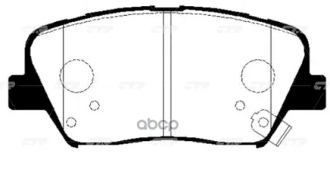 Колодки тормозные дисковые HYUNDAI GK0556