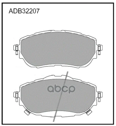 Колодки тормозные передние Toyota Corolla 06-14  Corolla 13-18  Auris 12-18