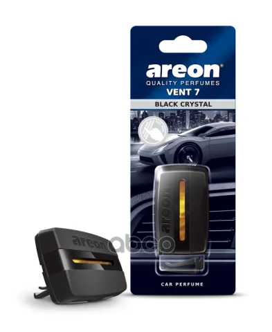 Ароматизатор "AREON VENT 7" на дефлектор "Черный кристал" V708