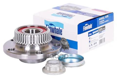 Finwhale/Подшипники иномарки Finwhale WH009 FINWHALE Ступица колеса в сборе задняя A3 (8L) Octavia I / Roomster (5J7) Bora (1J2) / Golf IV