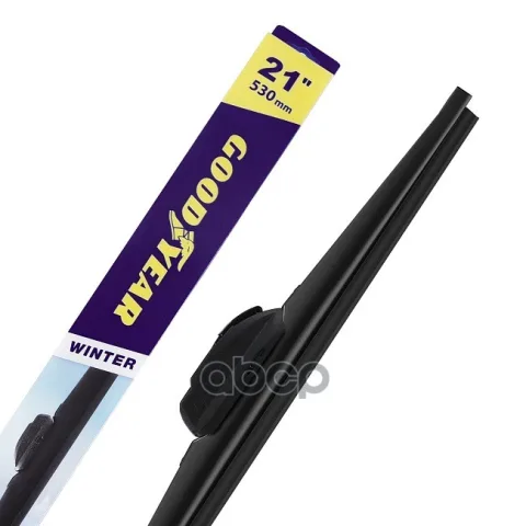 Щетка зимняя стеклоочистителя Goodyear Winter Premium 21/53 см, 9 переходников