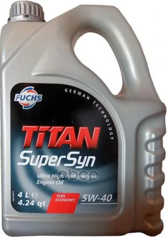 Масло моторное FUCHS Titan Supersyn 5W-40 4л.