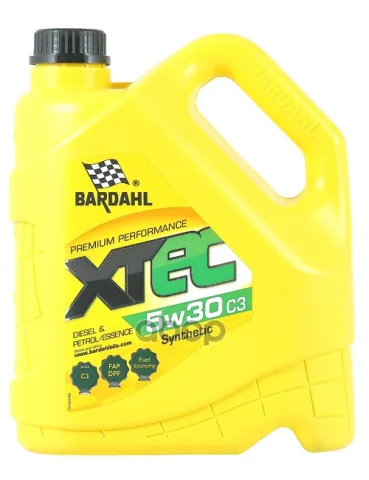 Масло моторное Bardahl XTEC 5W30 C3 синтетика (4л)