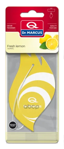 Ароматизатор Др.Маркус SONIC бумажный Fresh Lemon ЧЗ ОСУ