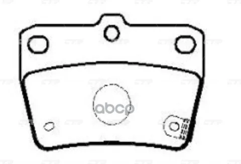 Колодки тормозные TOYOTA RAV4 1995 ~ 2005 , Chery Tiggo 2006 ~ 2013 , GEELY Vision 2008 — фотография товара
