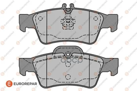 Колодки тормозные MB W211/W212/W220/W221/R230 задн.