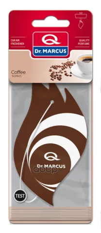 Ароматизатор Др.Маркус SONIC бумажный Coffee (уп 36/468) коробка ЧЗ ОСУ