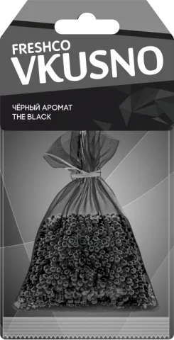 Ароматизатор подвес мешочек "Vkusno" черный аромат