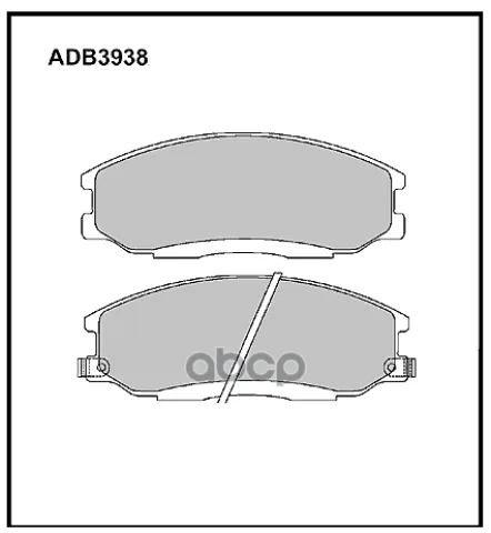 Колодки тормозные передние SsangYong Actyon I 05->  Kyron 05->  Rexton / Hyundai H-1  Starex 97-07
