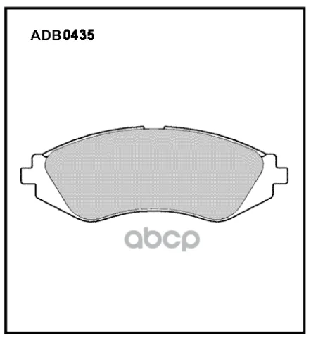 Колодки тормозные передние Chevrolet Epica 05-11 / Daewoo Nubira 99-02
