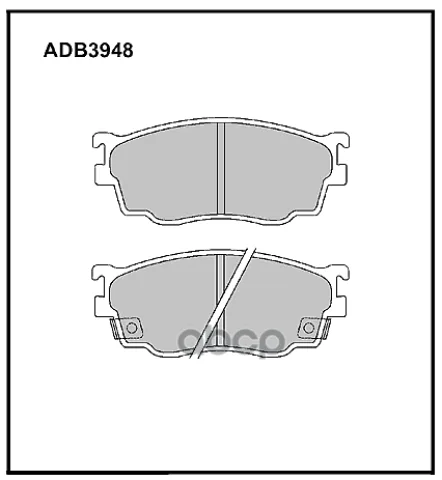 Колодки тормозные передние Mazda 6 02-08