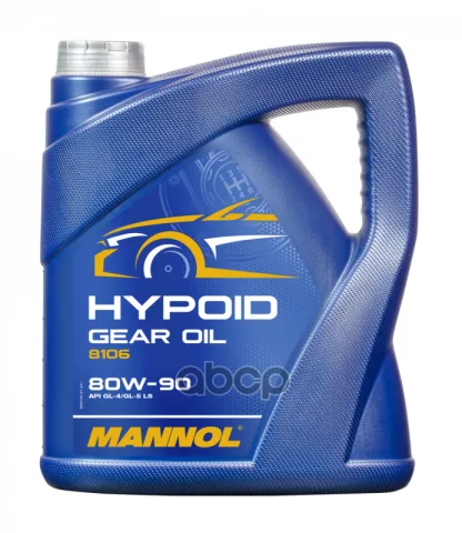 MANNOL/Трансмиссионные масла Hypoid GL-4/GL-5 LS SAE 80W-90   4x4lt