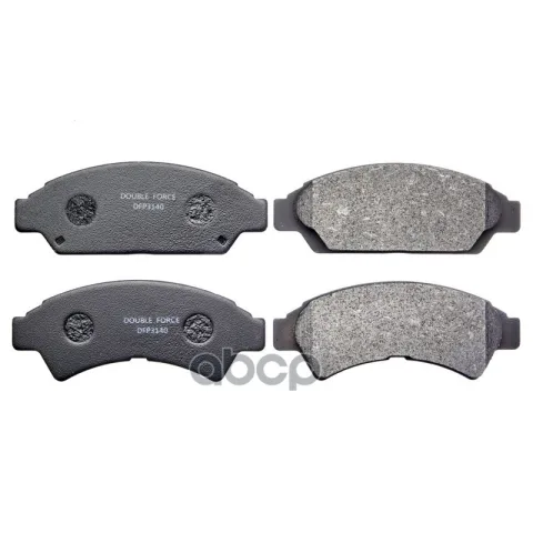 Колодки тормозные дисковые передние Double Force